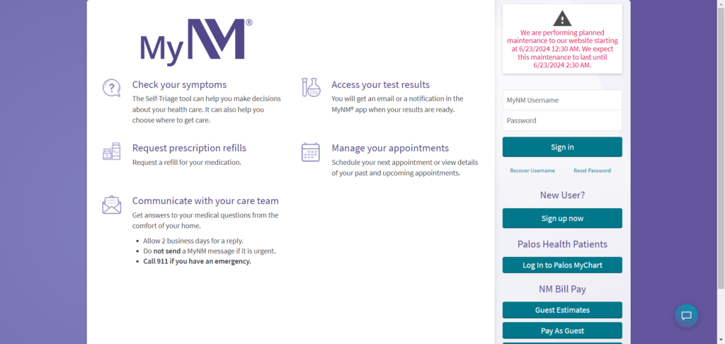 Northwestern Patient Portal