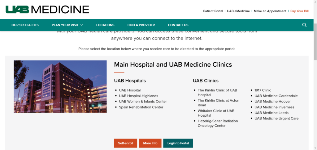 UAB Patient Portal