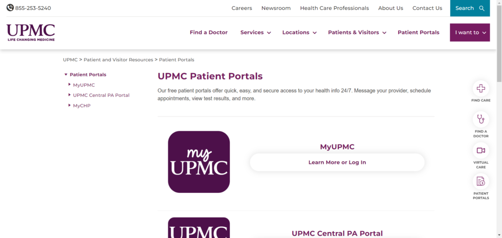 UPMC Patient Portal