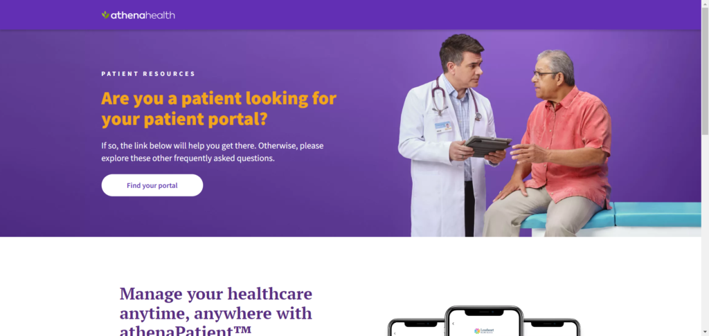 AthenaHealth Patient Portal