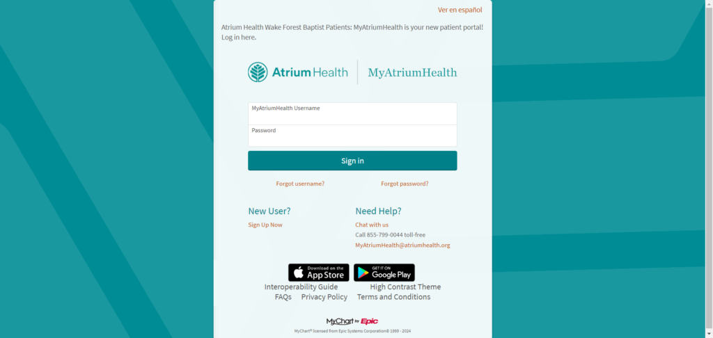 Atrium Health Patient Portal