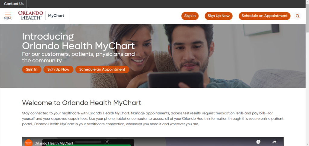 Orlando Health Patient Portal